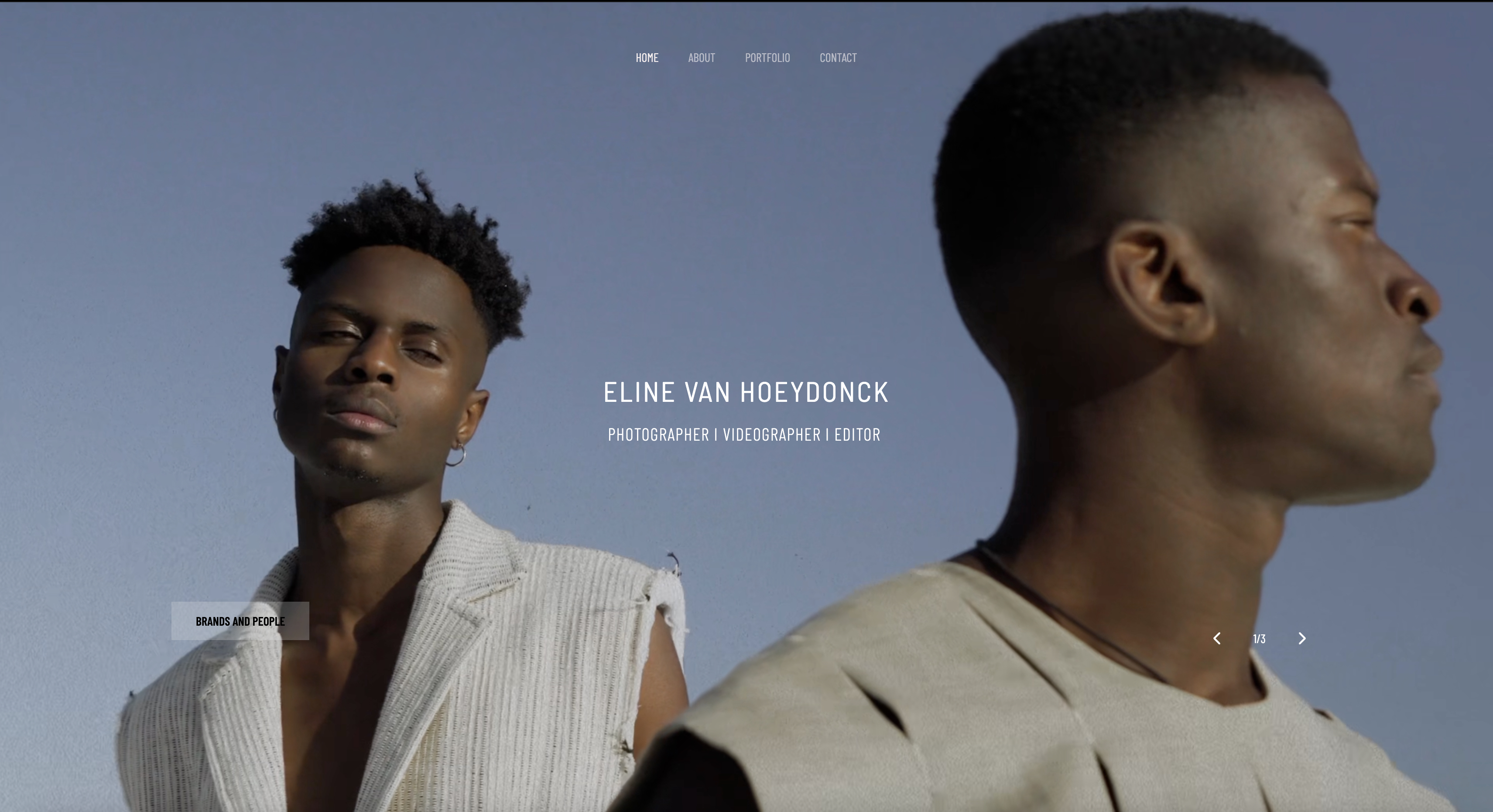 An editorial photography portfolio and client delivery site built with Framekit