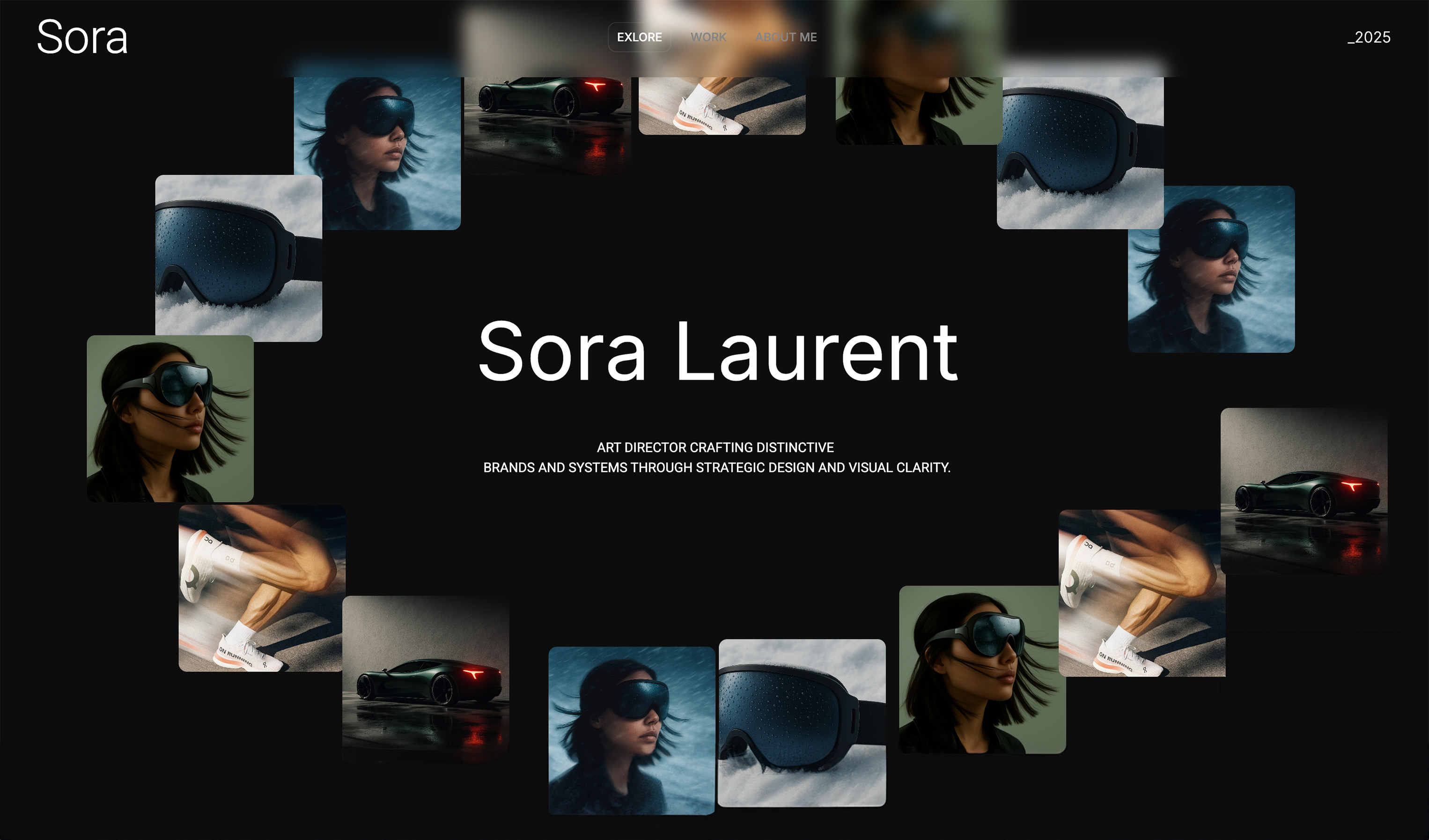 Framekit videographer project page with fast-loading video showcase